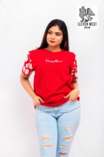 Daisy Baggy Red T shirt