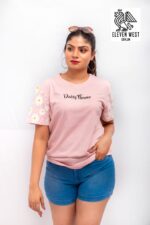 Daisy Baggy Light Pink T shirt